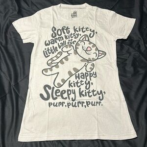 Big bang theory soft kitty T-shirt L large